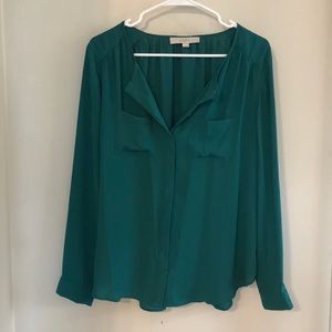 LOFT Green Blouse
